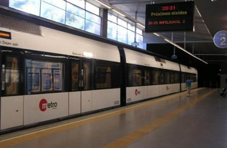 Metro en Alaquàs.